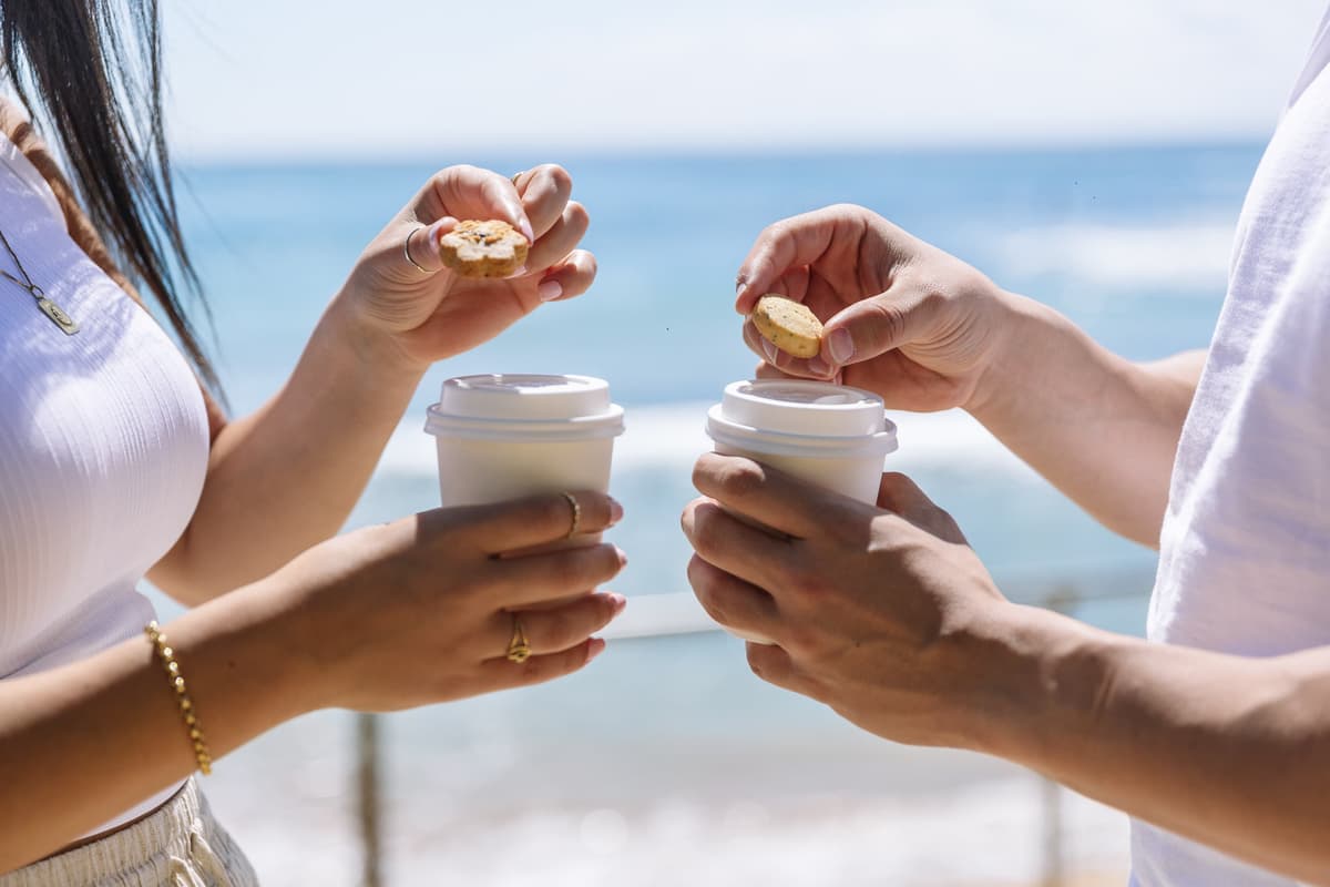 Campaign photography – coffee beach biscuit