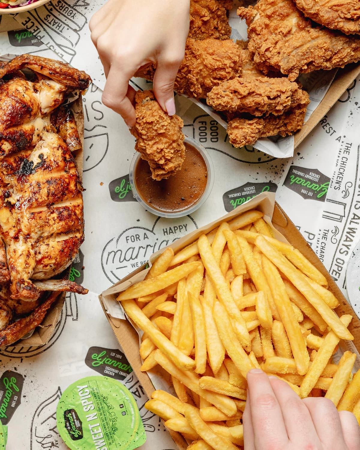 Campaign photography – sydney chicken shop photography